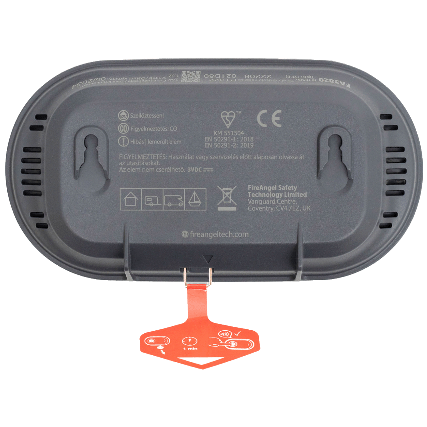 FireAngel Detektor Carbon monoxida, alarm - FA3820-HUR