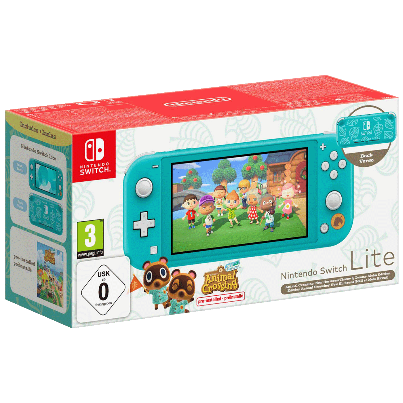 Nintendo Igraća konzola Nintendo Switch Lite + igra Animal Crossing - Switch lite Console Animal Crossing
