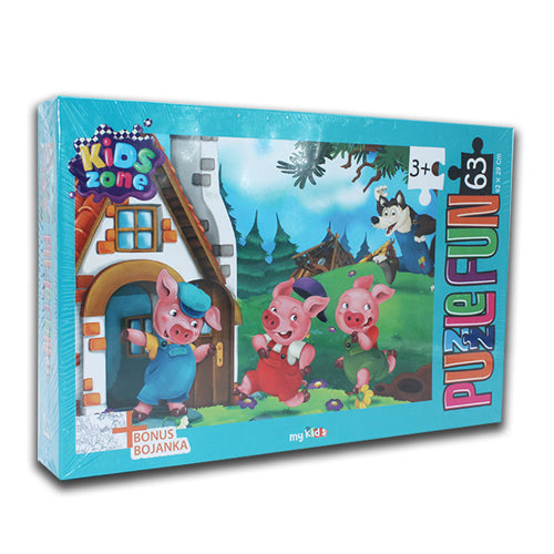 Saga, puzle Tri praseta, Vrabac