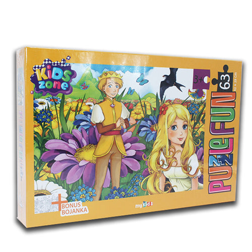 Saga, puzle Palčica, Vrabac