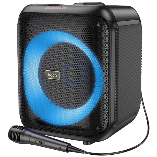 hoco. Zvučnik bežični sa mikrofonom, Bluetooth, RGB LED, 45W - HA1 Graceful