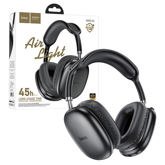 hoco. Slušalice bežične, Bluetooth, crna - W35 Air Triumph Black