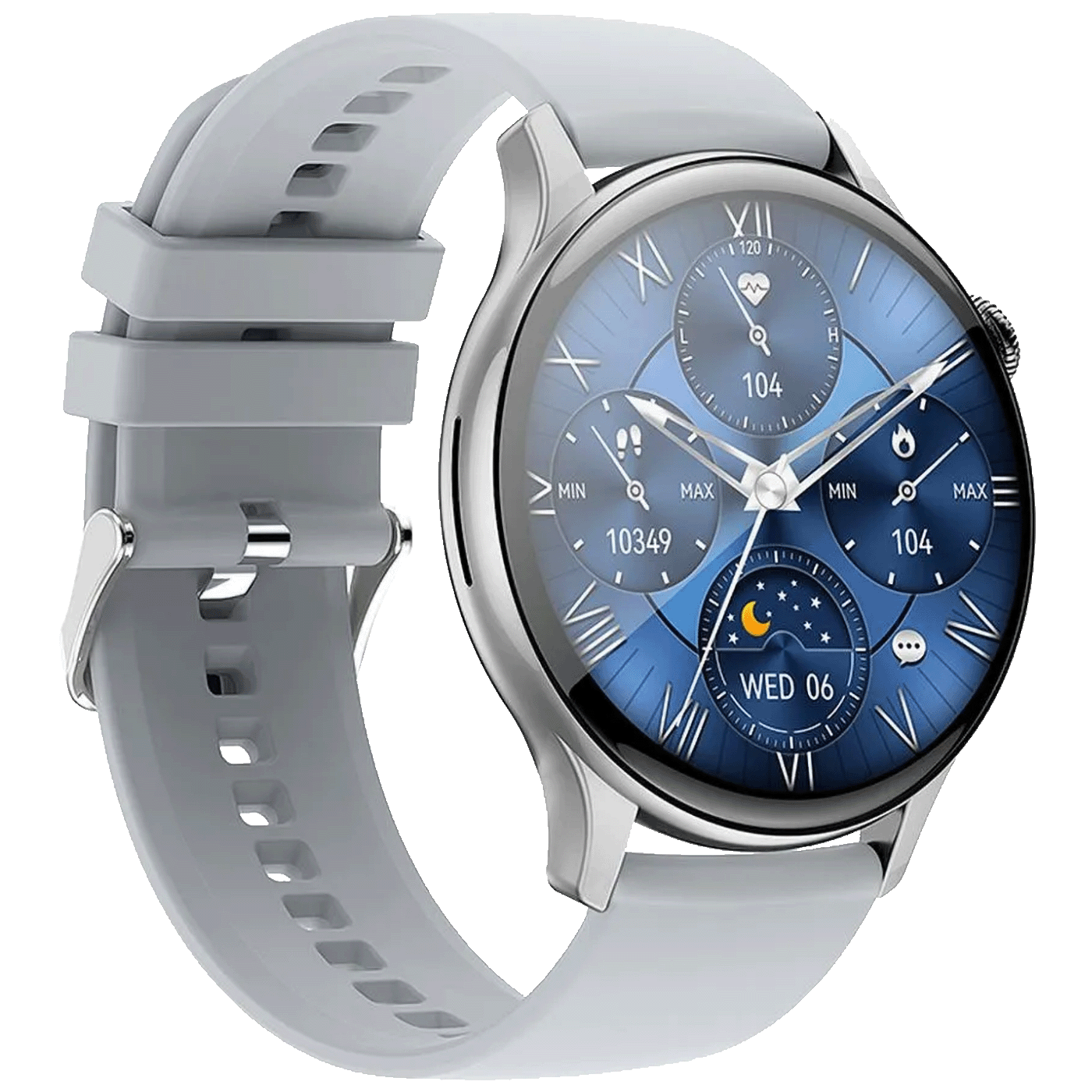 hoco. Pametni sat, 1.43", AMOLED zaslon, Bluetooth, IP68 - Y10 Pro Silver