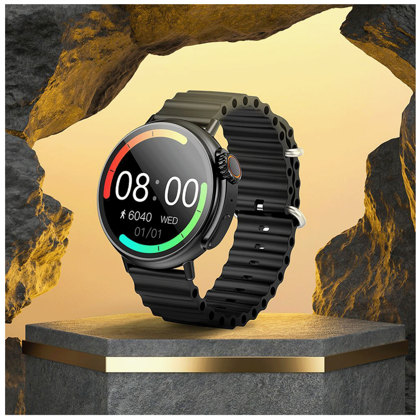 hoco. Pametni sat, 1.52" zaslon, Bluetooth - Y18 Black