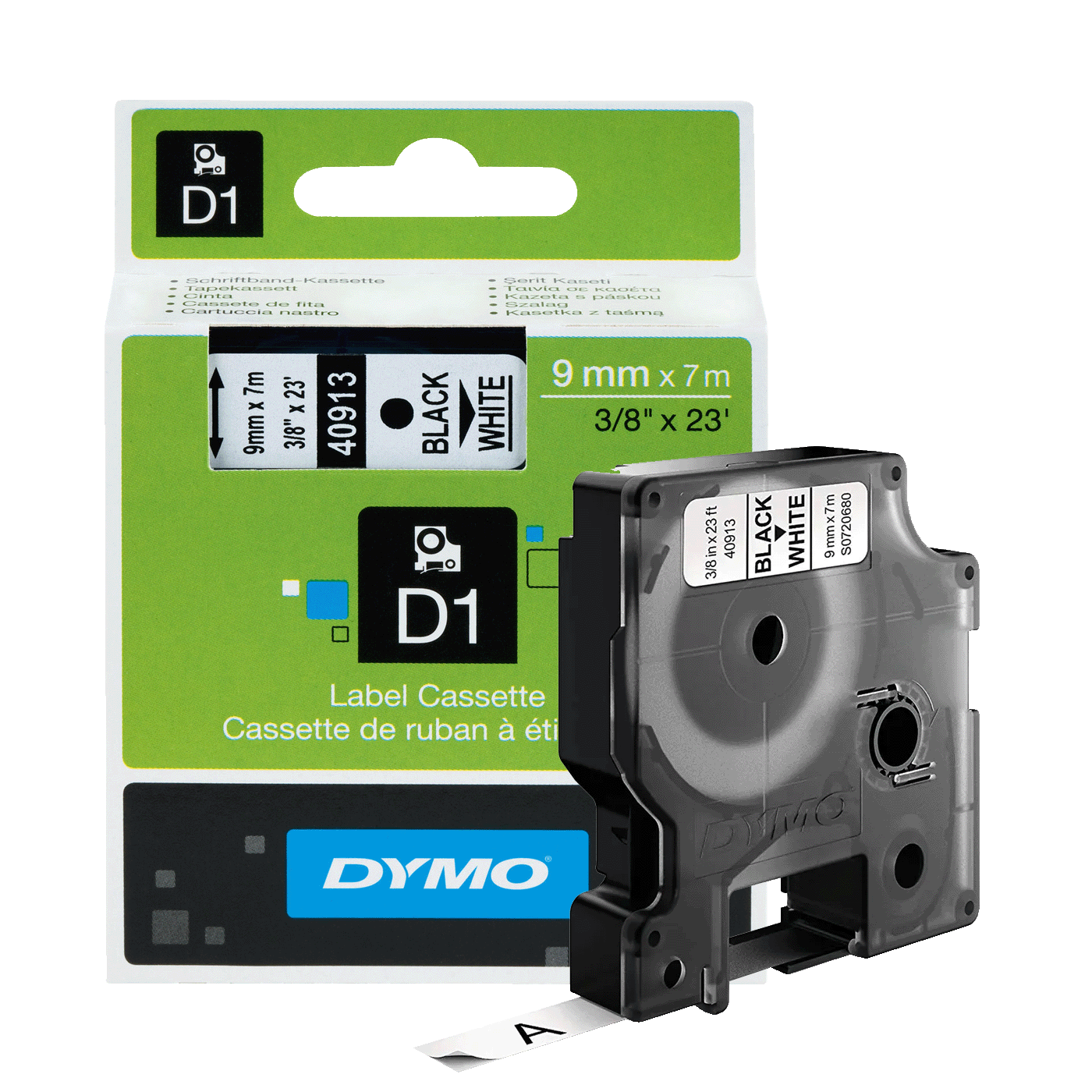 Dymo Kaseta s trakom za za LabelManager, 7 met., 9 mm, bijela - S0720680