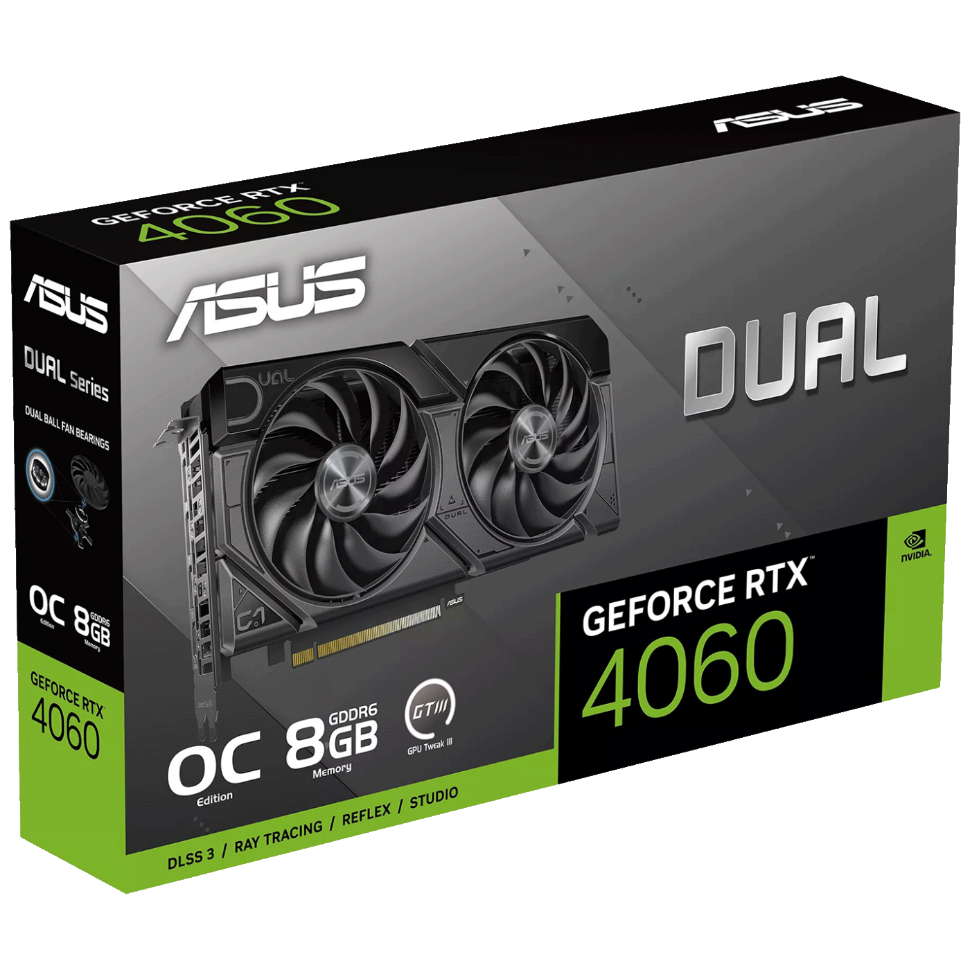 Asus Grafička kartica, RTX4060 EVO OC , 8GB DDR6, 128bit, PCIe4.0 - 90YV0JC7-M0NA00