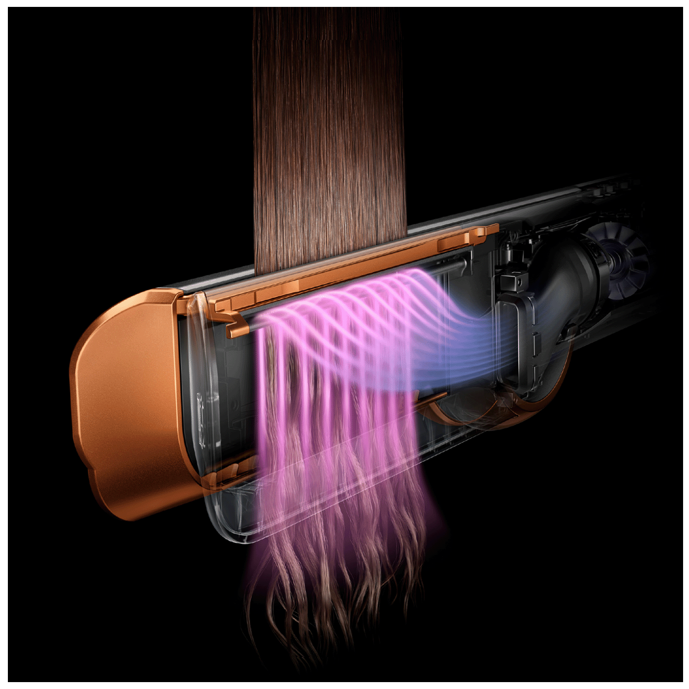 Dyson Pegla za kosu, 1600W, Airstrait Bright Nickel/Bright Copper - Airstrait Bright Nickel/Copper