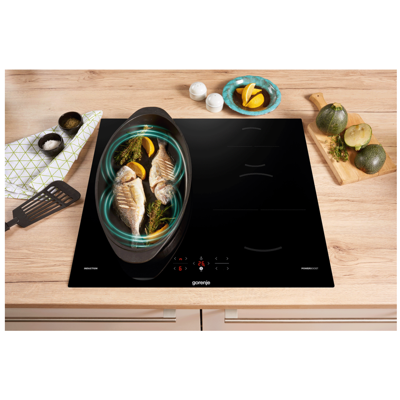 Gorenje Ugradbena indukcijska ploča za kuhanje, 7200W - GI6421BSC