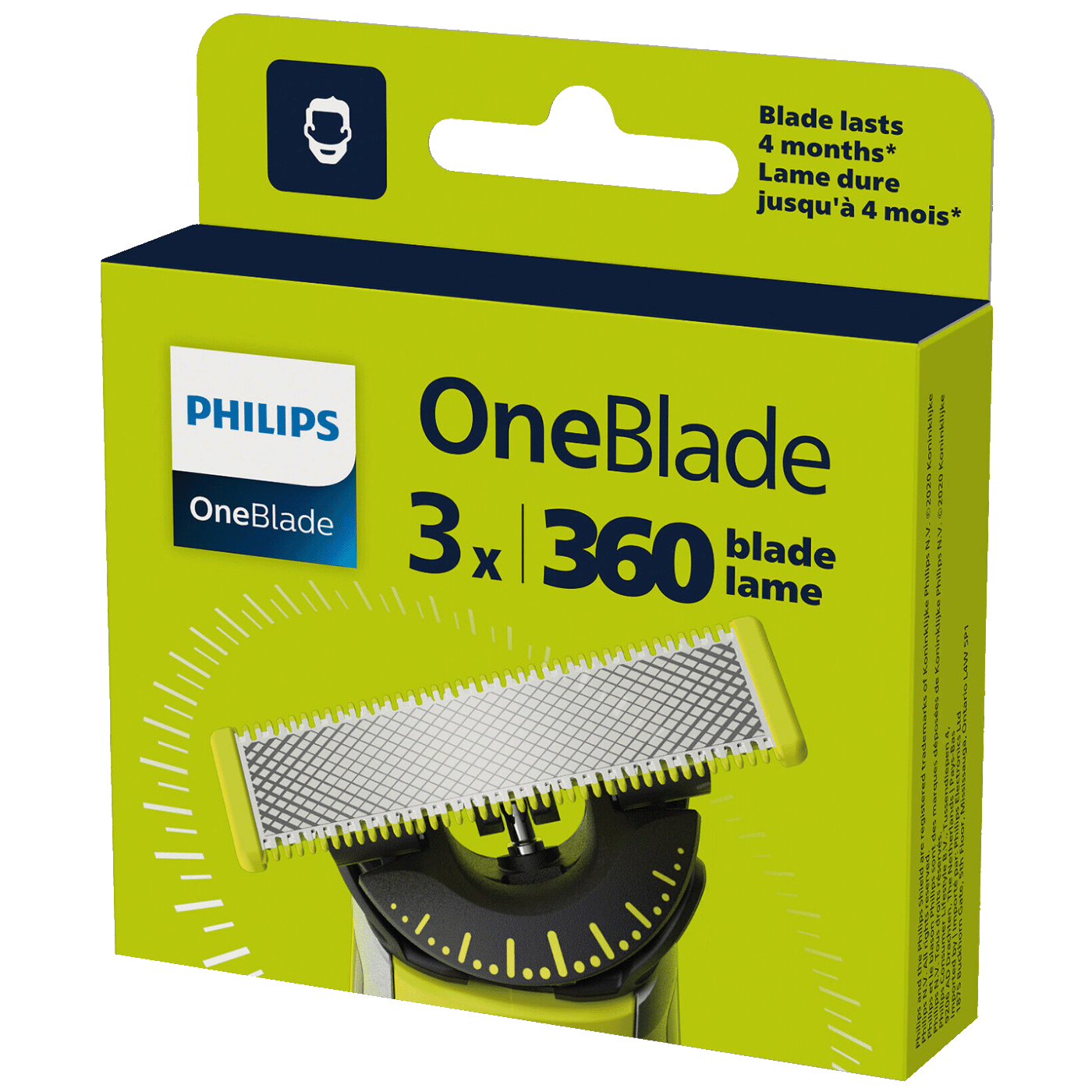 Philips Oštrice za aparat za brijanje OneBlade 360, 3 kom - QP430/50