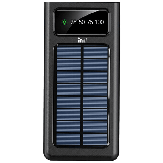 MeanIT Punjač prijenosni za mobitele + svjetiljka,solarni, 10000mAh - P1
