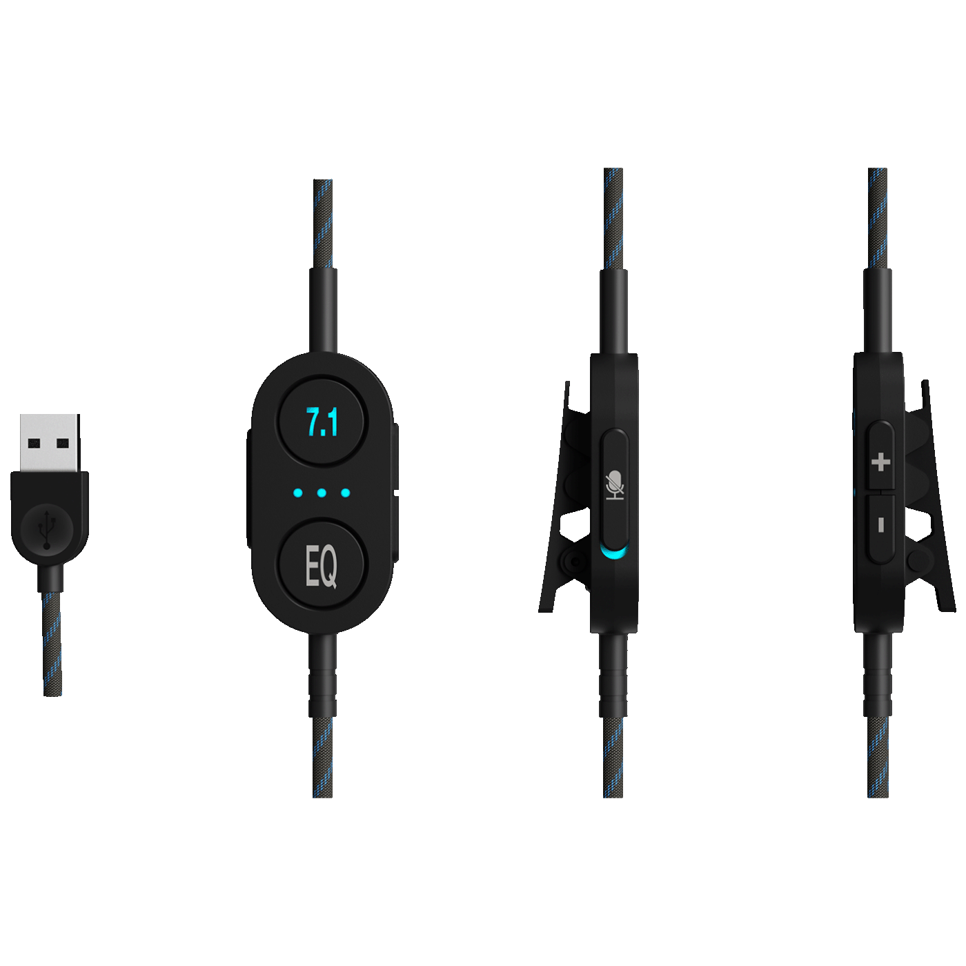 Lenovo Slušalice sa mikrofonom, gaming, 7.1 surround, USB, 3.5mm - Legion H500 Pro; GXD0T69864