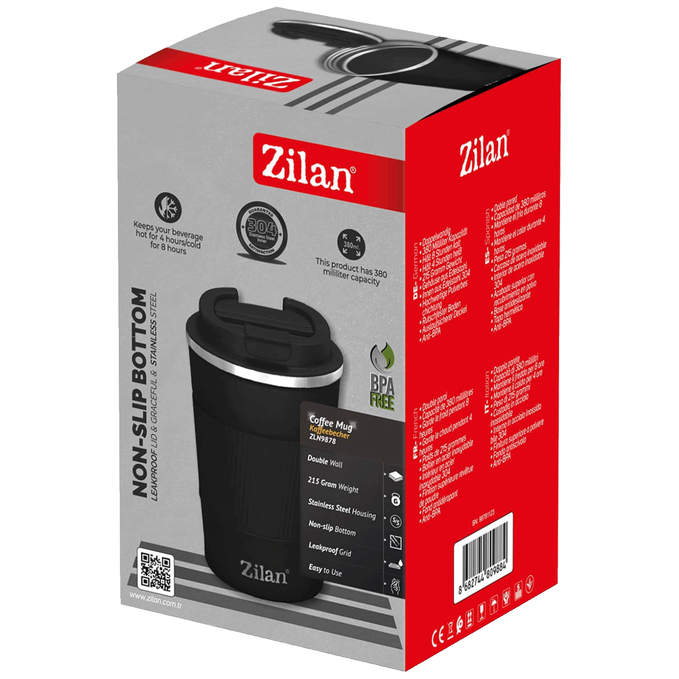Zilan Termos boca, 380 ml, crna - ZLN9878