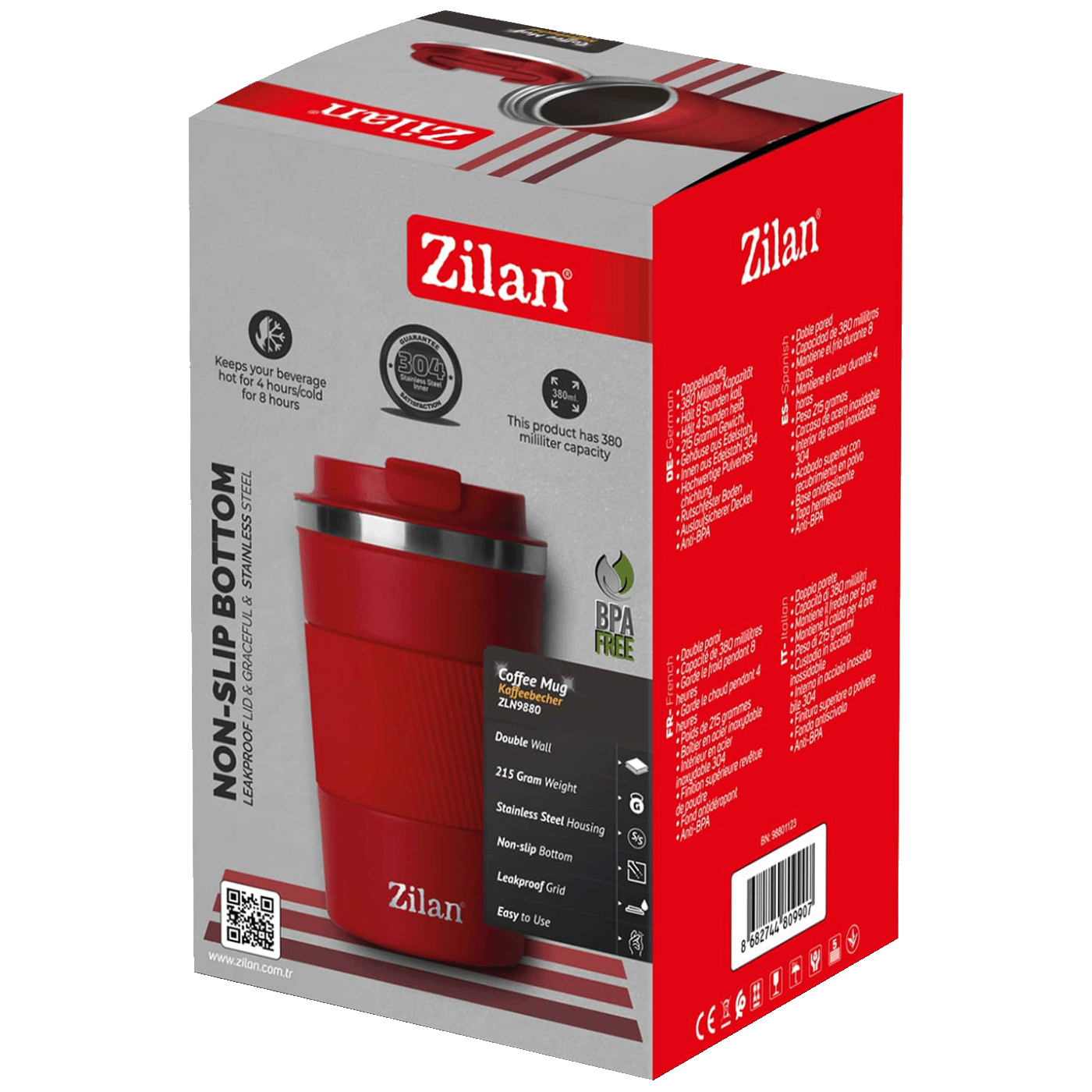 Zilan Termos boca, 380 ml, crvena - ZLN9880