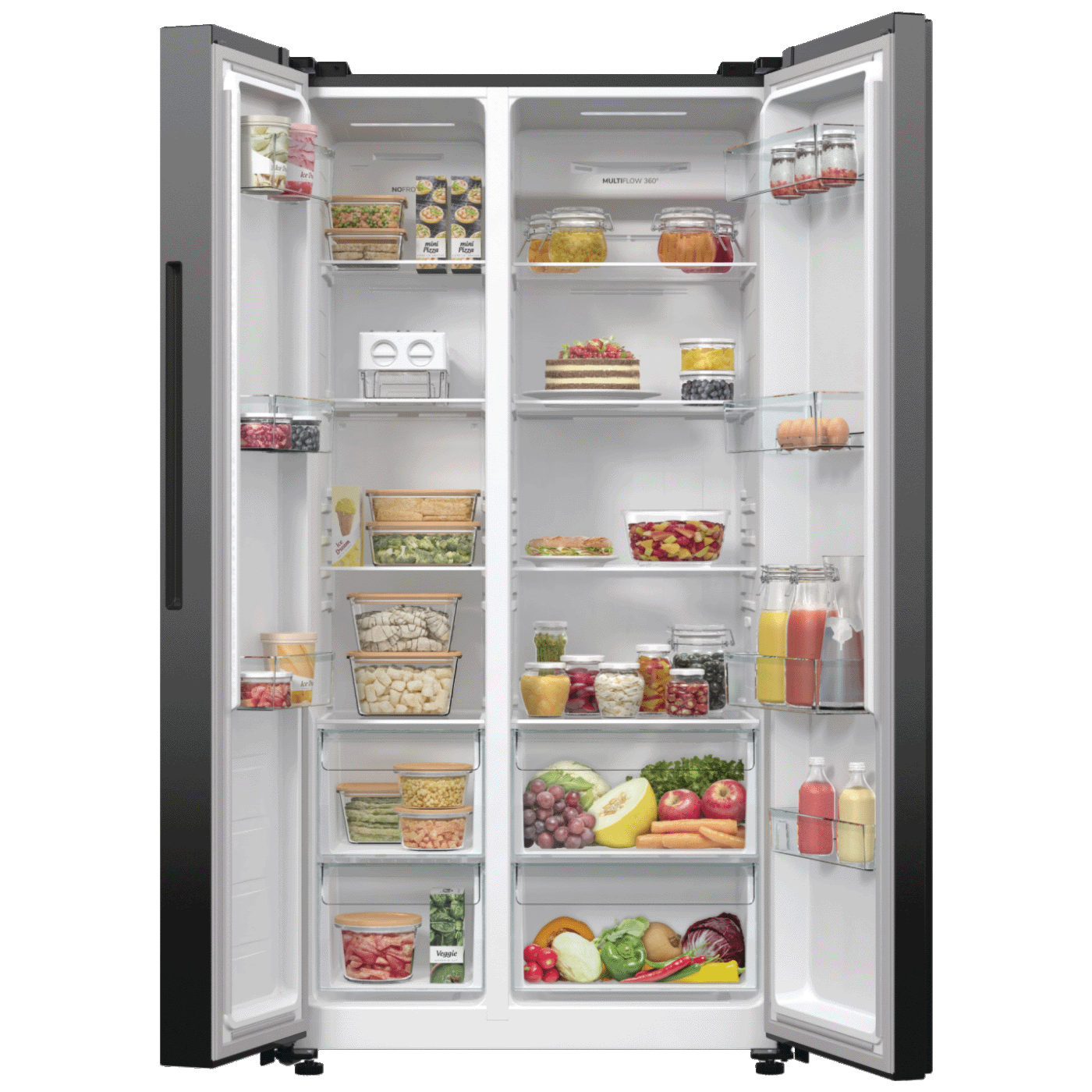 Gorenje Frižider/Zamrzivač, ukupna zapremina 550 l, No Frost Plus, E - NRR9185EABXL