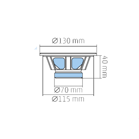 SAL Auto zvučnici, set, 130mm, 2x50W, 4 Ohm - BK 130