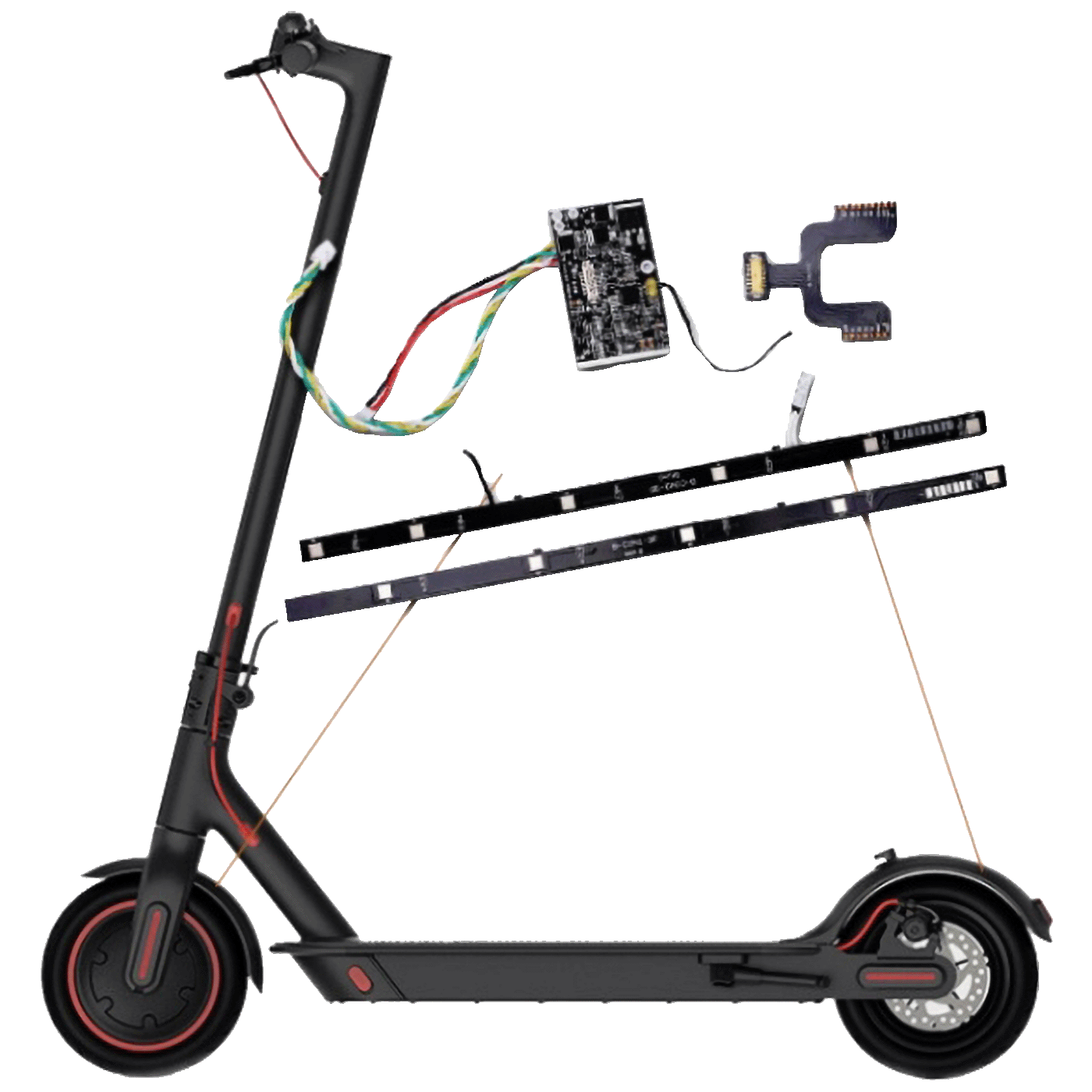 NN-Su Matična ploča za kontrolu baterije, 3u1, set, Mi M365 - 3in1 Control Main Board