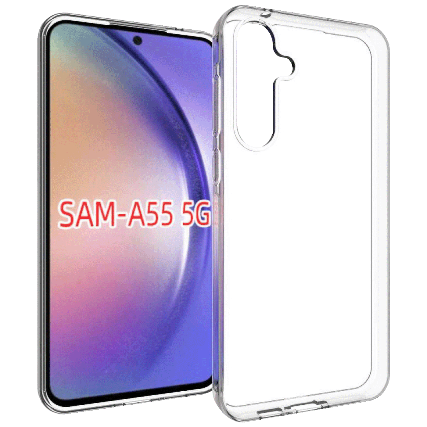 NN-Su Maska za Samsung A55 5G, Transparent - Galaxy A55 5G TPU Phone Case