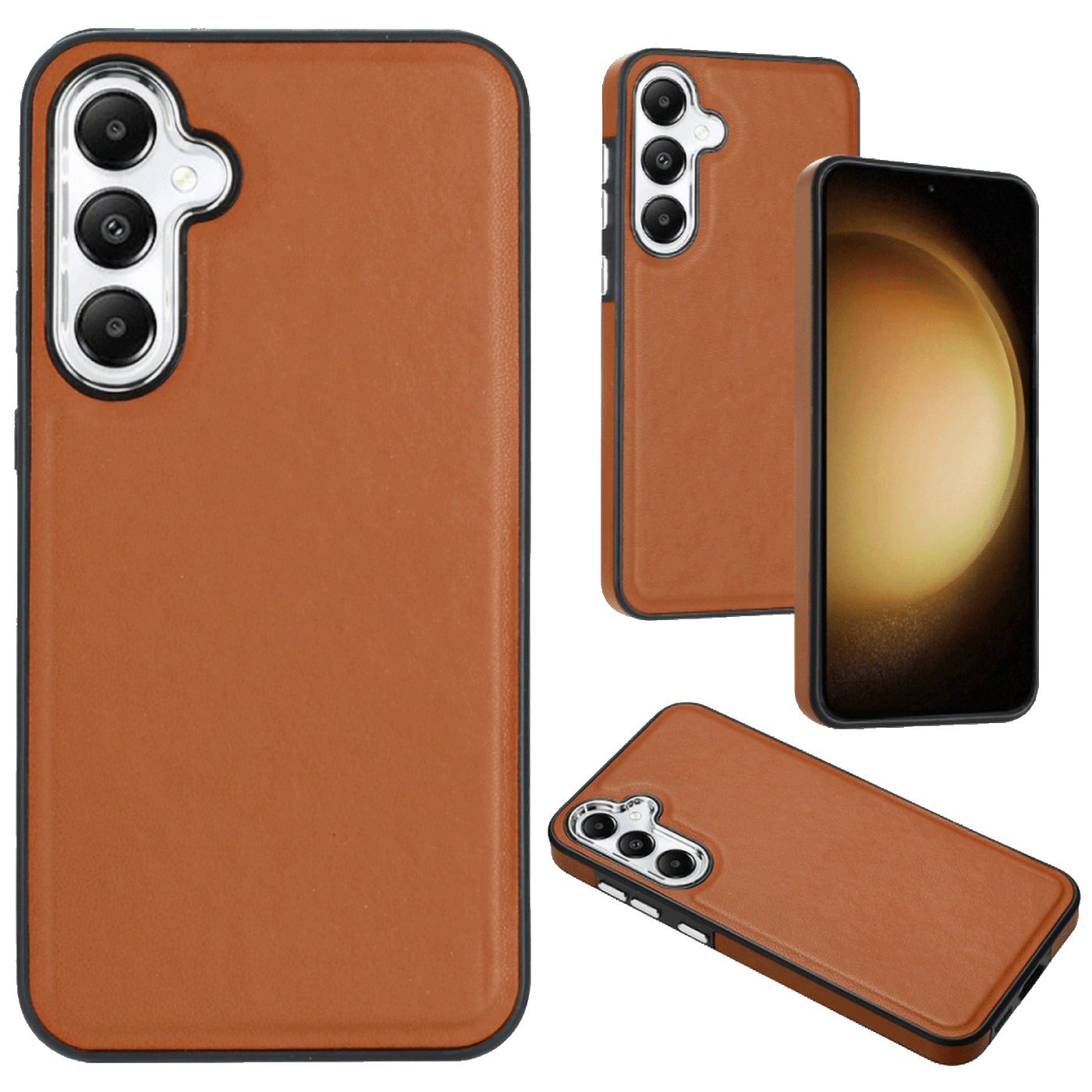 NN-Su Maska za Samsung S24+, koža, braon - Galaxy S24+ Leather Case(Brown)