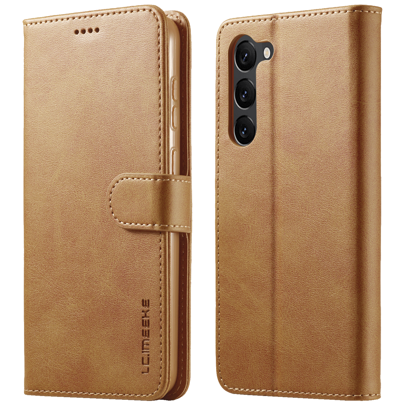 NN-Su Preklopna futrola za Samsung S24+, koža, braon - Galaxy S24+ Leather Case(Brown)