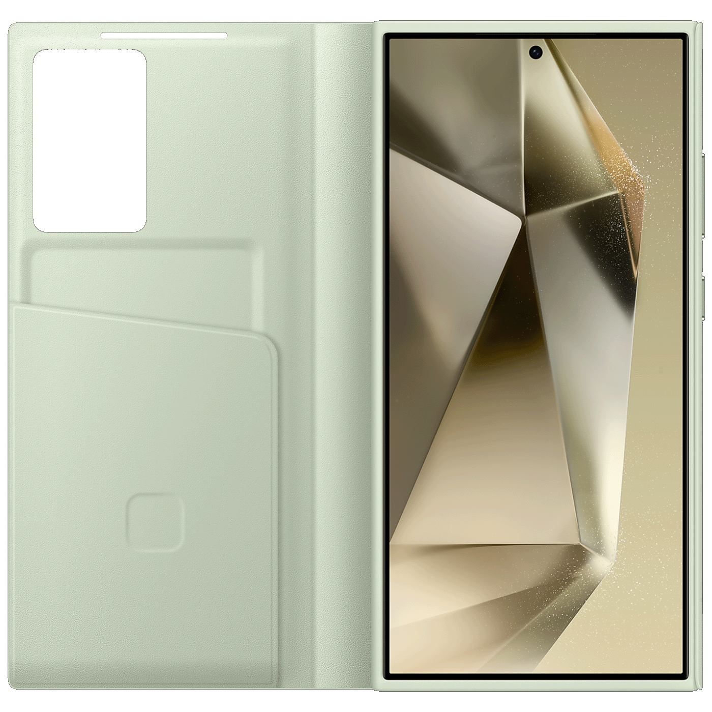 Samsung Preklopna maska Smart View za Samsung S24 Ultra, light green - EF-ZS928CGEGWW