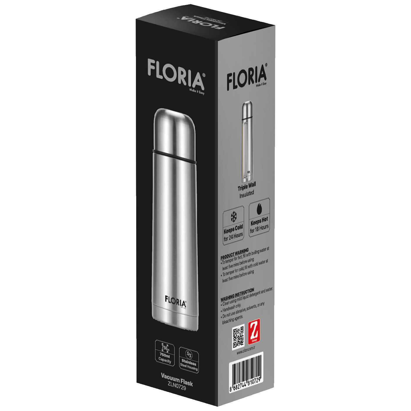 Floria Termos boca, 750 ml - ZLN0729