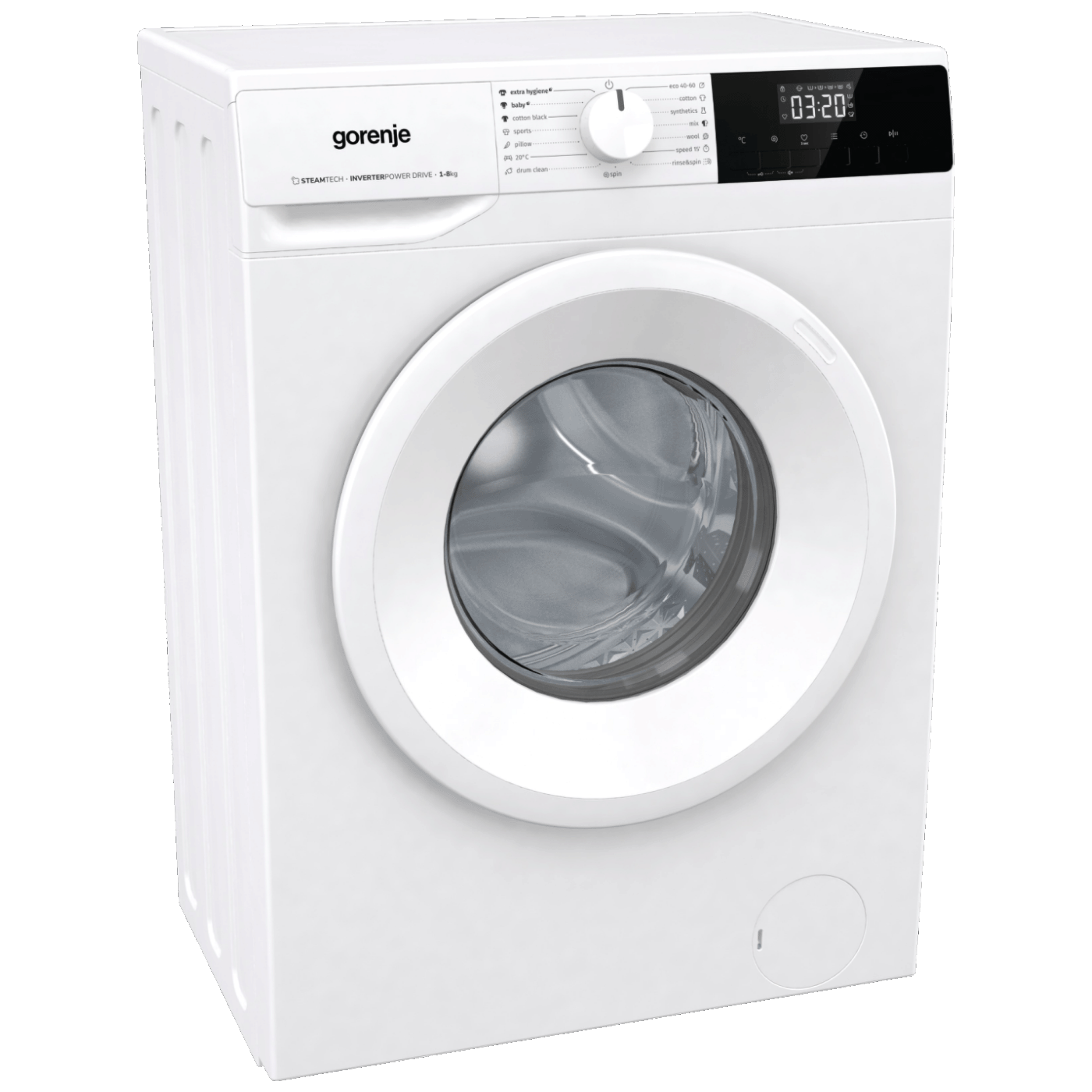 Gorenje Mašina za pranje veše. 8kg, 1400 obrtaja, 15 programa - WNHPI84AS