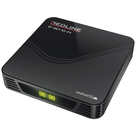 REDLINE Prijemnik IPTV@Android, 4K, 4 / 32 GB, USB, WiFi - IP-80 Max