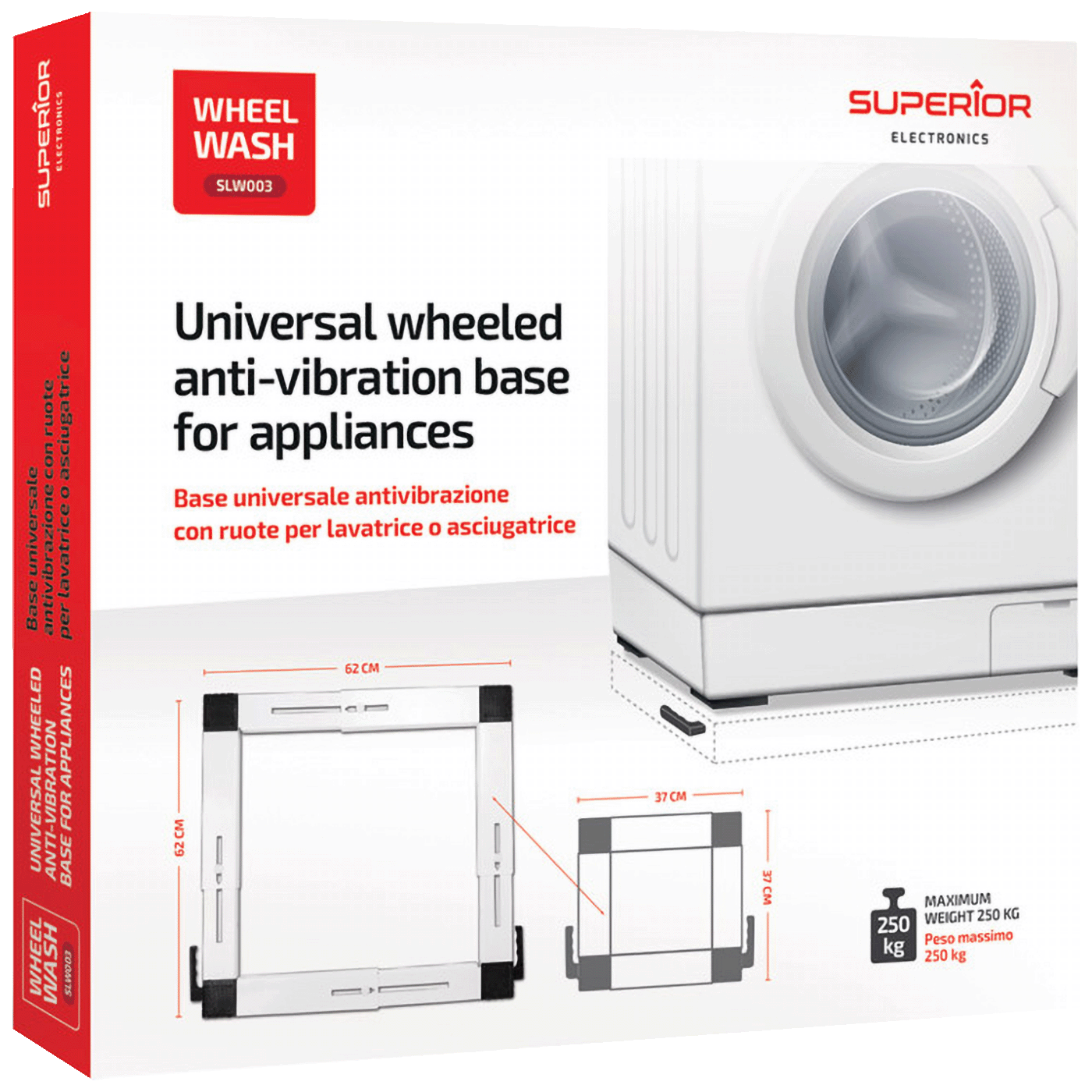 Superior Univerzalno antivibraciono podnožje sa točkovima - Wheel Wash