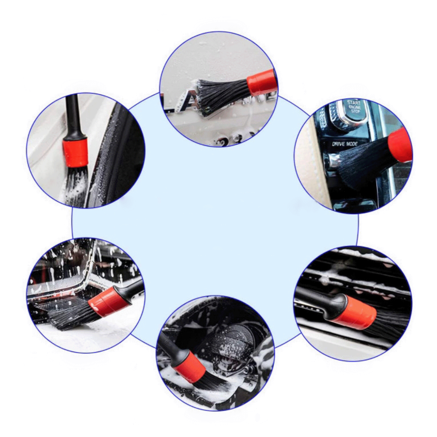 NN-Su Četke za čišćenje unutrašnjosti automobila, set - Car Air Outlet Cleaning Brush,set