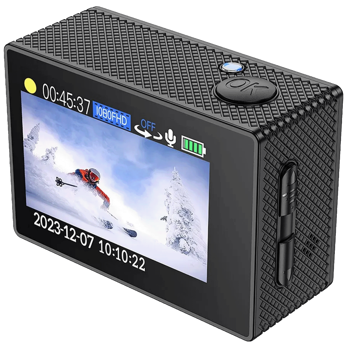 hoco. Sportska kamera, 2" IPS LCD, FullHD, WiFi, microSD - DV100