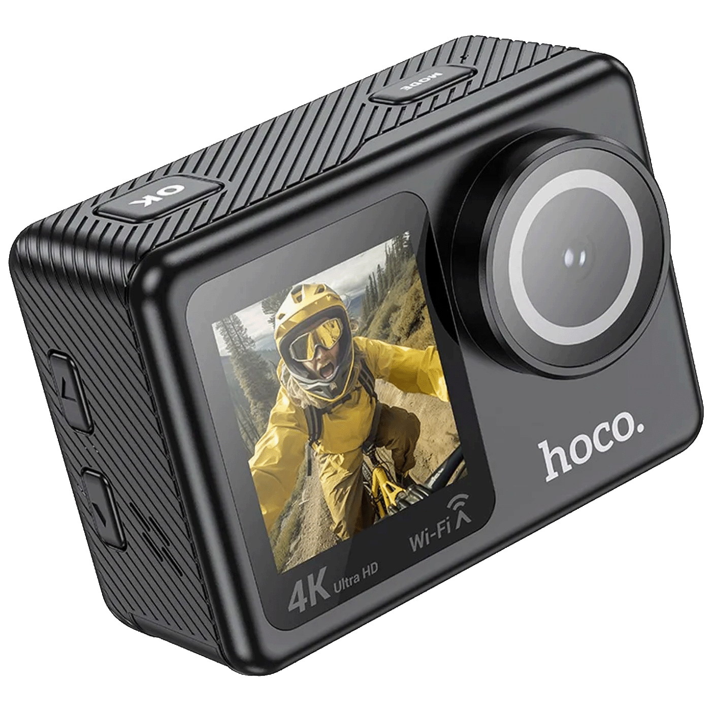 hoco. Sportska kamera, 1.3"/ 2" IPS LCD, 4K UHD, WiFi, microSD - DV101