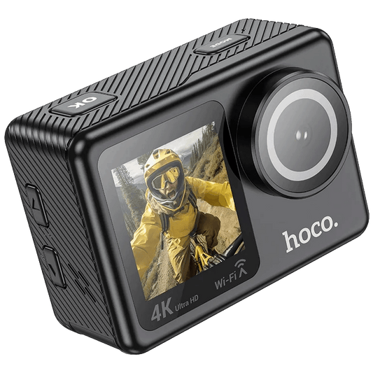 hoco. Sportska kamera, 1.3"/ 2" IPS LCD, 4K UHD, WiFi, microSD - DV101