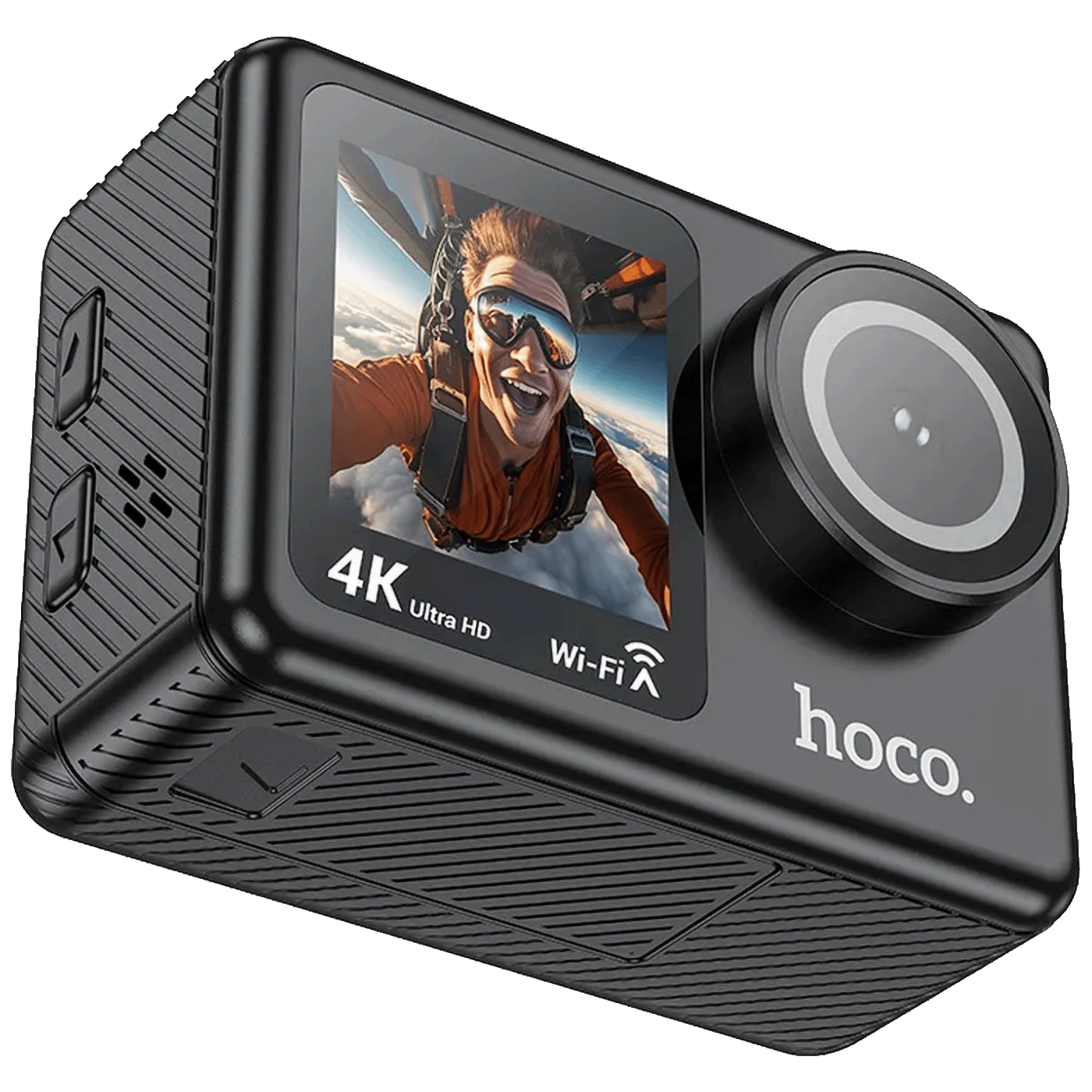 hoco. Sportska kamera, 1.3"/ 2" IPS LCD, 4K UHD, WiFi, microSD - DV101