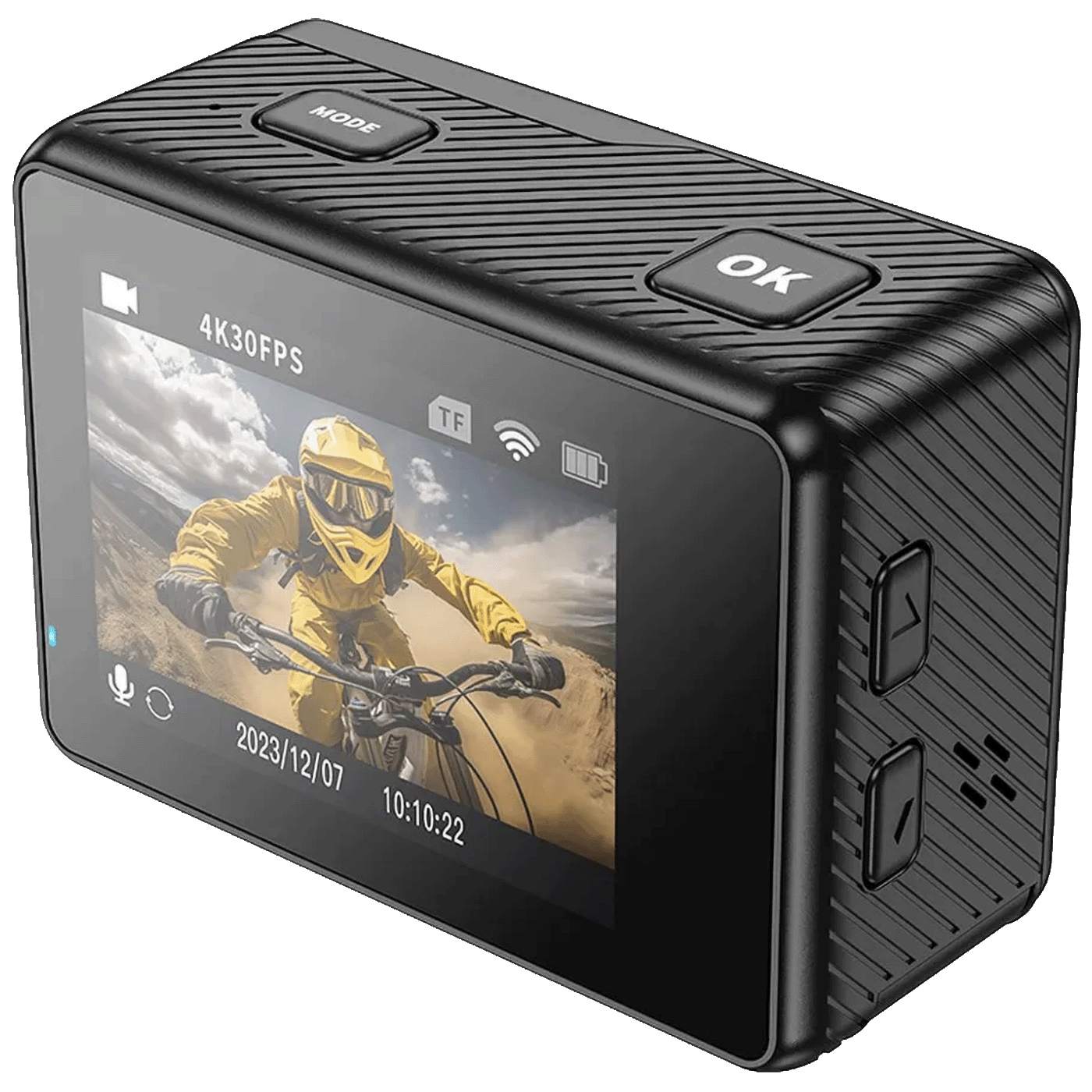 hoco. Sportska kamera, 1.3"/ 2" IPS LCD, 4K UHD, WiFi, microSD - DV101