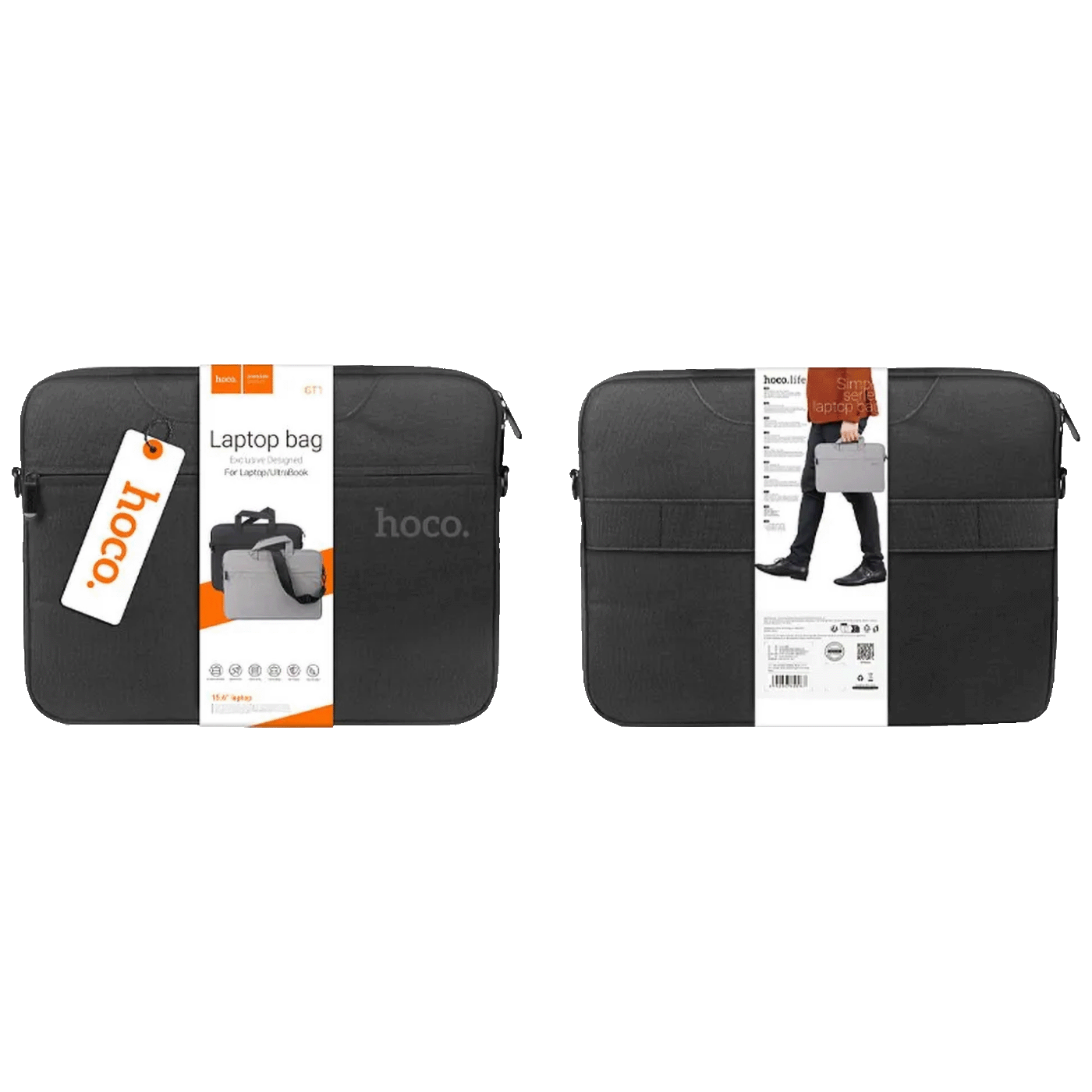 hoco. Torba za laptop 15.6", crna - GT1 15.6", Black