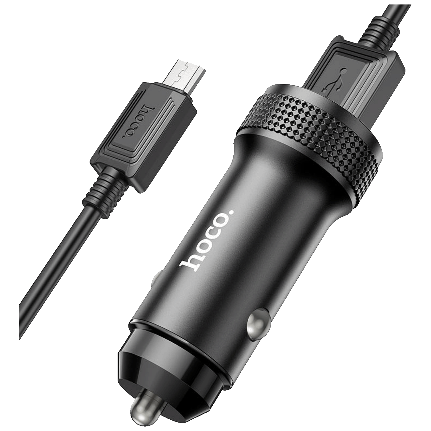 hoco. Auto punjač sa microUSB kabelom, 2 x USB, 2.4 A, 12W - Z49 Level