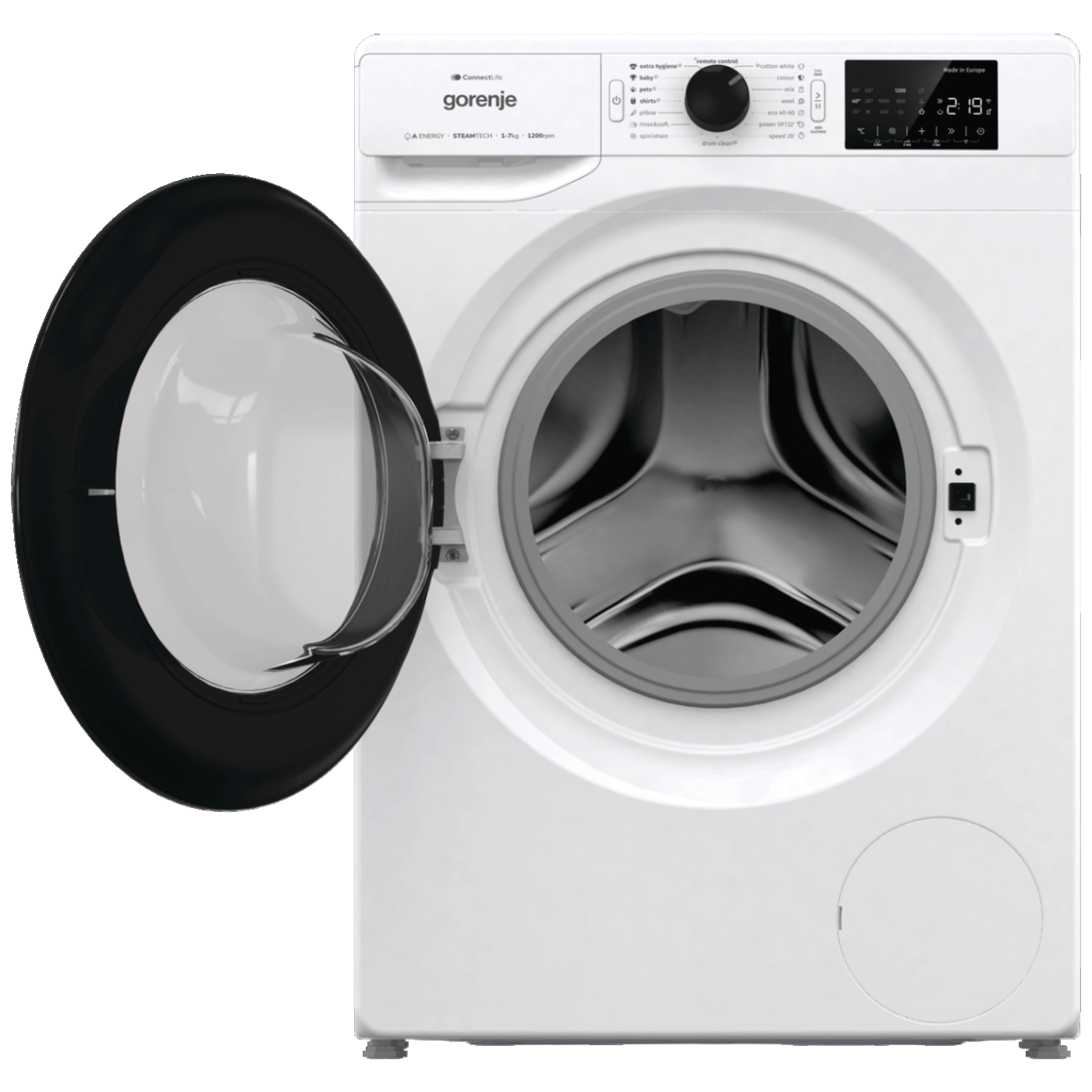 Gorenje Mašina za pranje veša 7 kg, 1200 obrtaja, WiFi, A - WPNEI72SA1SWIFI