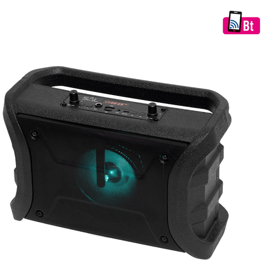 SAL Zvučnik bežični, Bluetooth, MP3, FM, KARAOKE, RGB, 8W - BTWORKY
