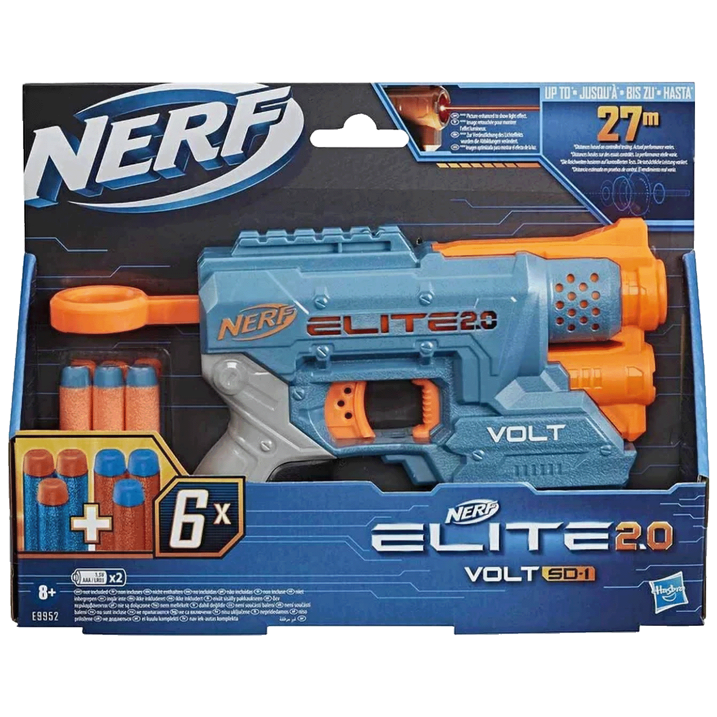 Nerf Dječija igračka, puška - blaster, sa 6 projektila - Elite 2.0 Volt SD-1