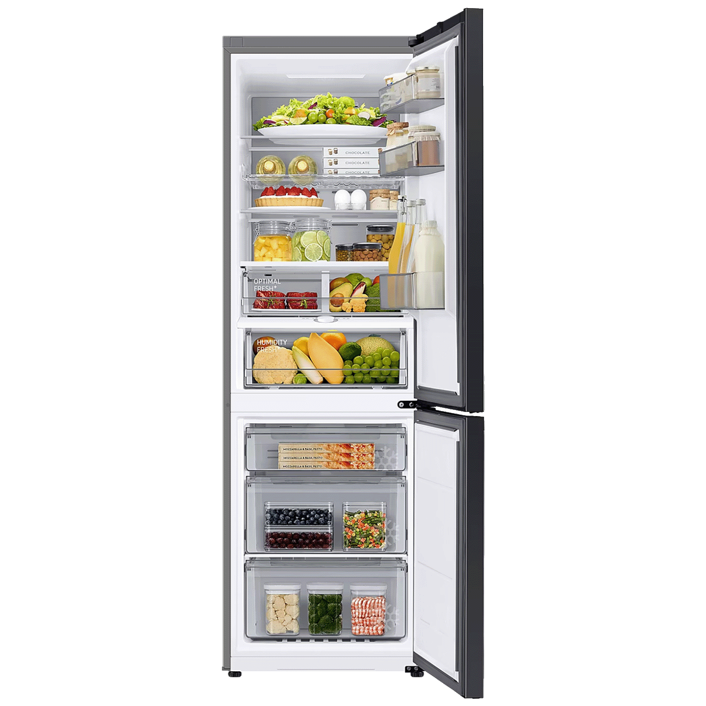 Samsung Frižider/zamrzivač, zapremina 344 lit., Bespoke, Crna - RB34C7B5E22/EF