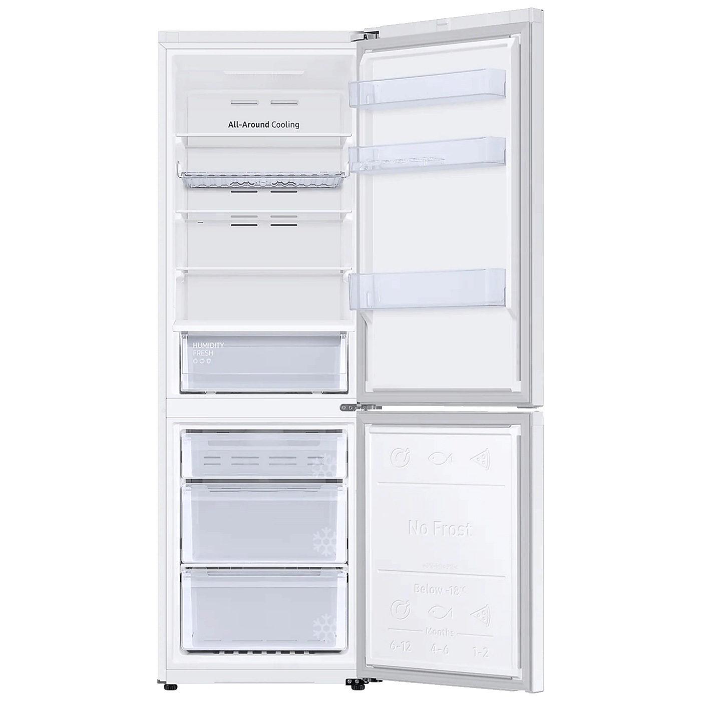 Samsung Frižider/zamrzivač, zapremina 344 lit., NoFrost, E - RB34C672EWW/EK
