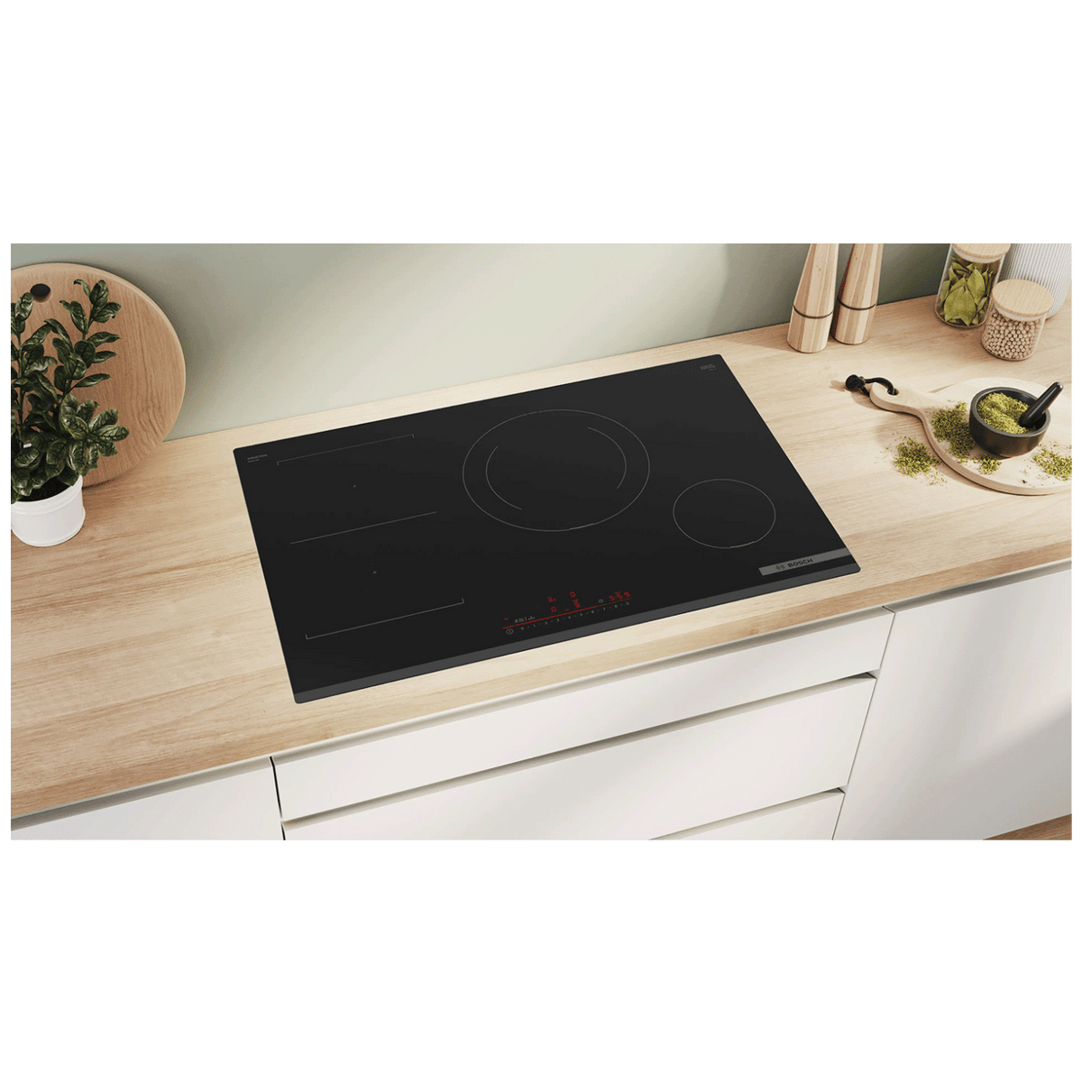 Bosch Ugradbena indukcijska ploča za kuhanje, 80 cm, Serie 6 - PVS831HB1E