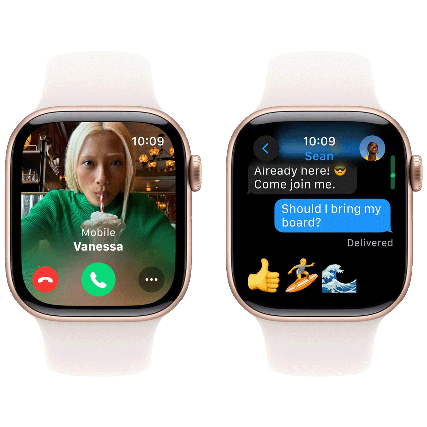 Apple Pametni sat, 1.77" LTPO3 OLED zaslon, vodootporan BT, WiFi - Watch Series 10 GPS 42mm Rose Gold