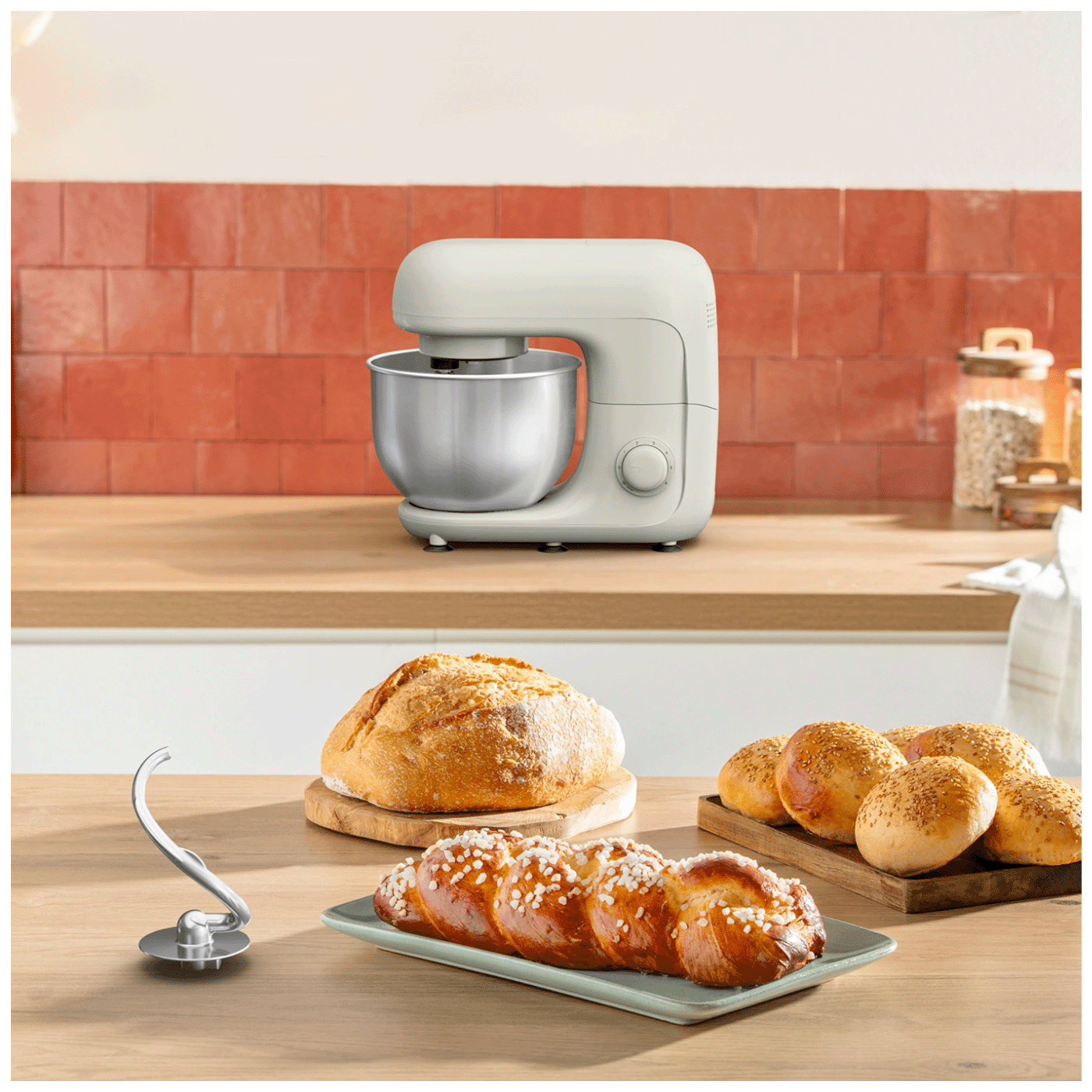 Tefal Mikser sa posudom, 800W, 6 brzina, kuhinjski robot - Bake Essential; QB160138