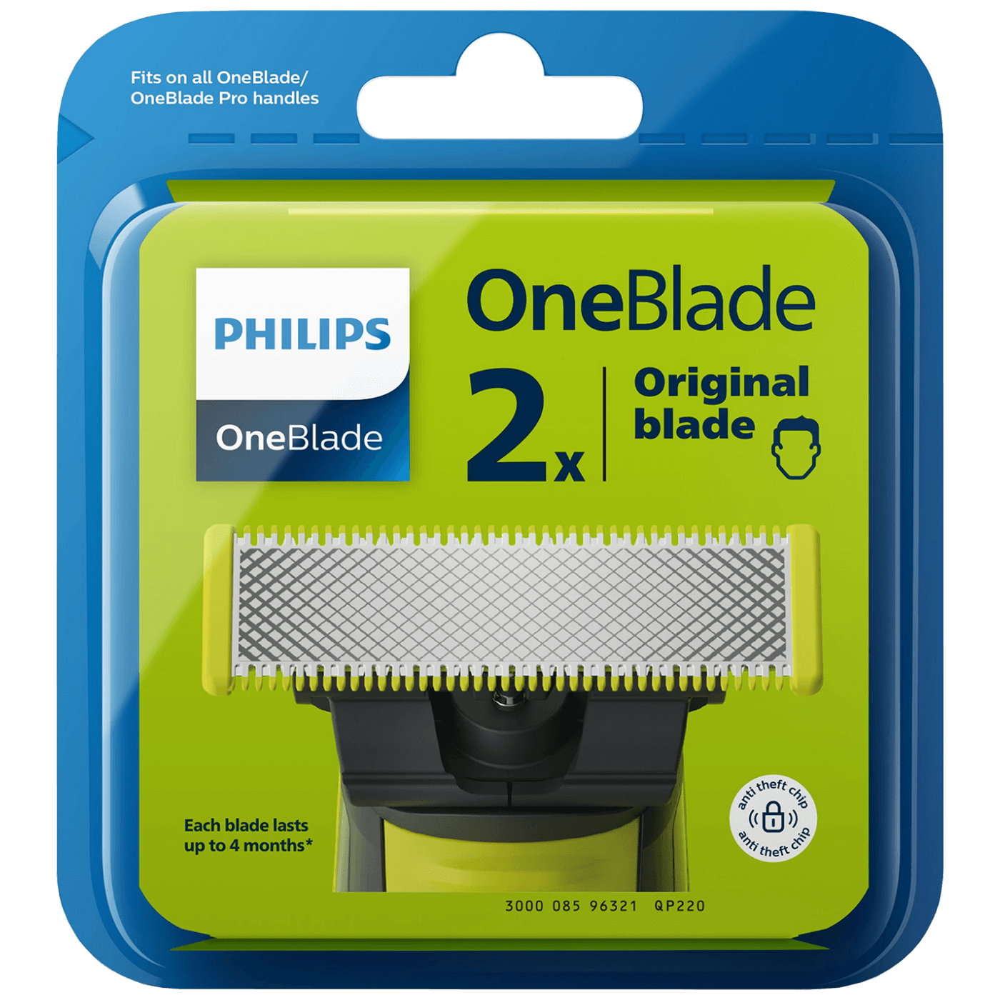 Philips Oštrice za aparat za brijanje OneBlade, 2 kom - QP220/51