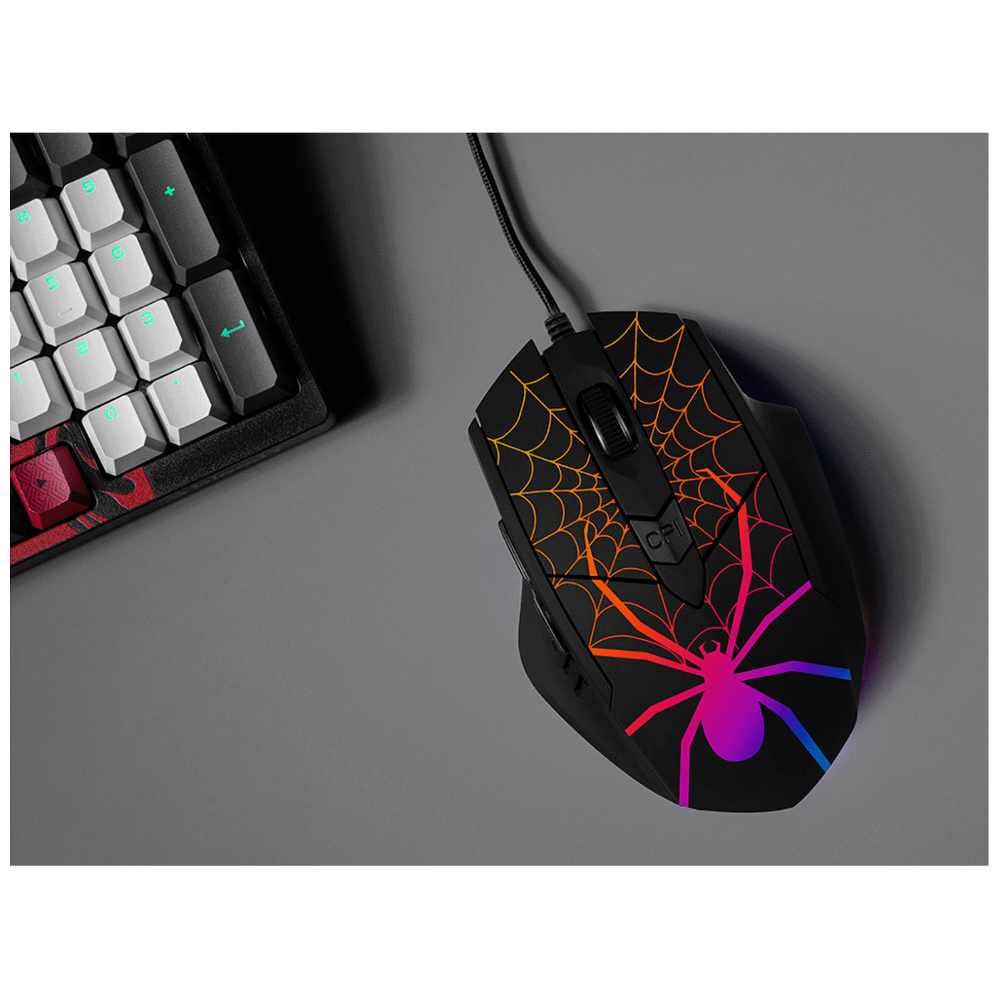 Tracer Miš optički, gaming, 1600 dpi, RGB, USB - GAMEZONE Black Widow RGB