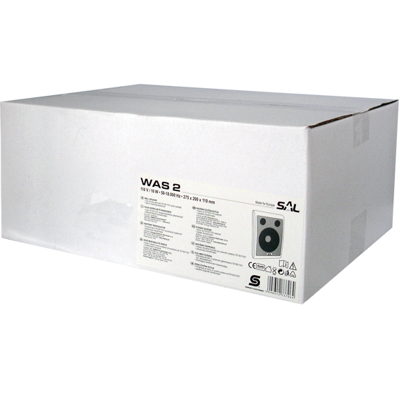 SAL Zvučnik zidni 10W, 110V, 165mm, 8 Ohm, bijela boja - WAS 2