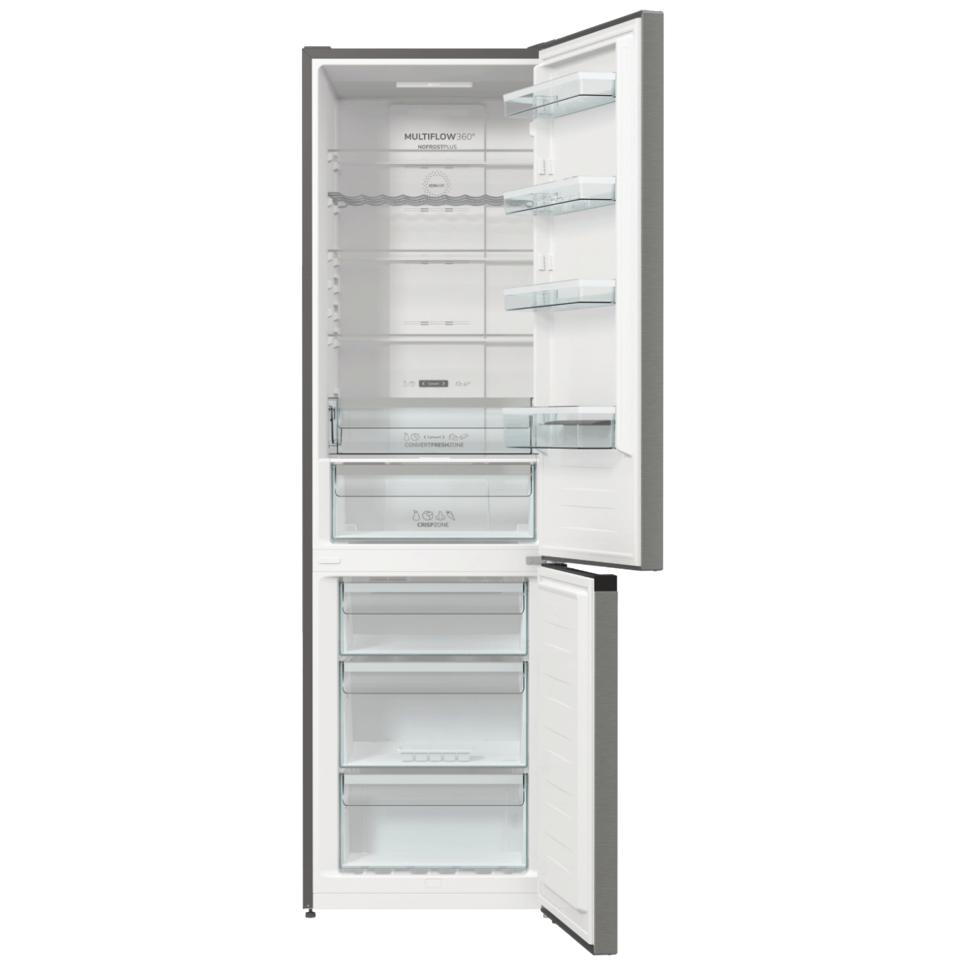 Gorenje Frižider/Zamrzivač, ukupna zapremina 331 l, No Frost Plus, E - NRK6202AXL4