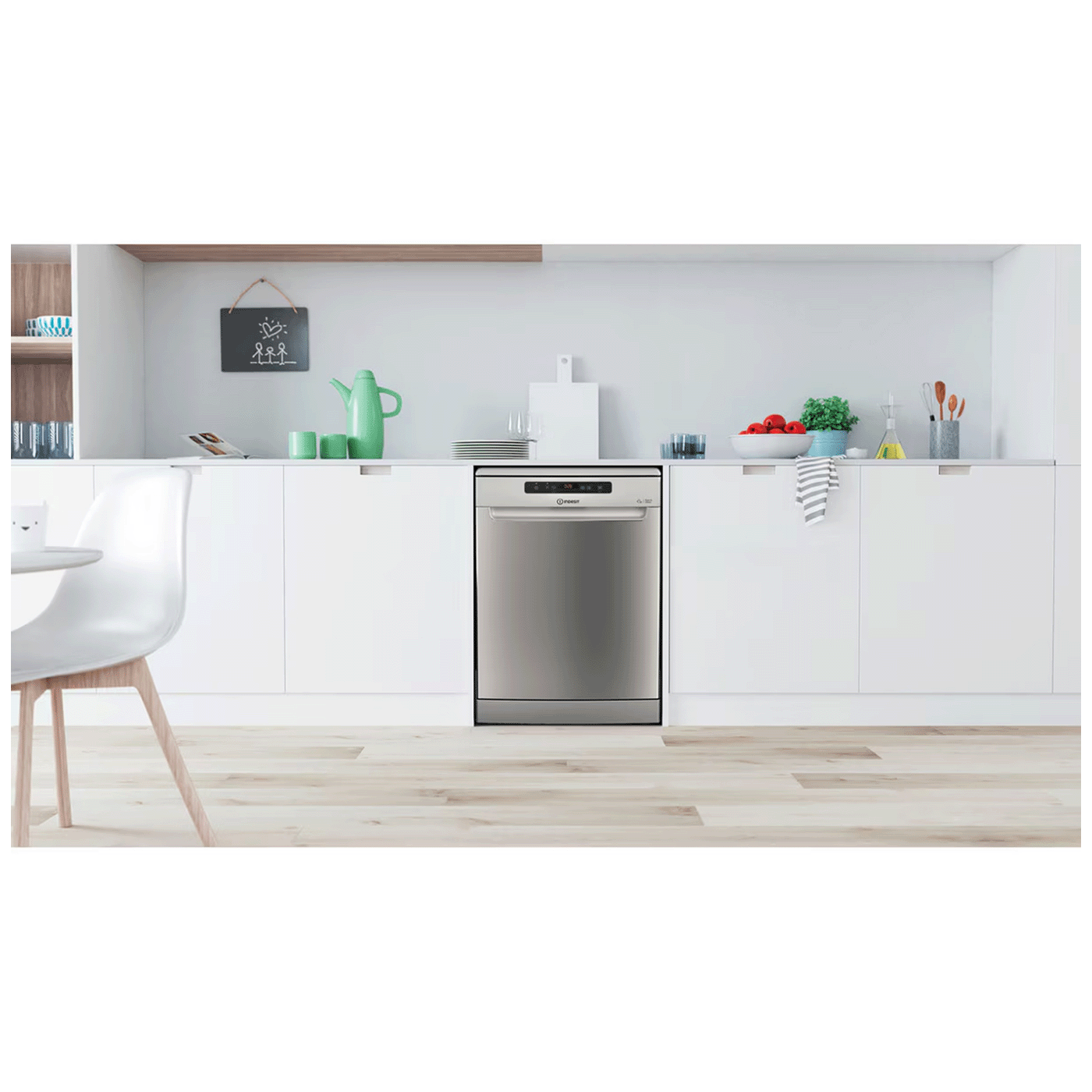 Indesit Mašina za pranje suđa, 14 kompleta, 9 programa, E - D2F HD624 AS