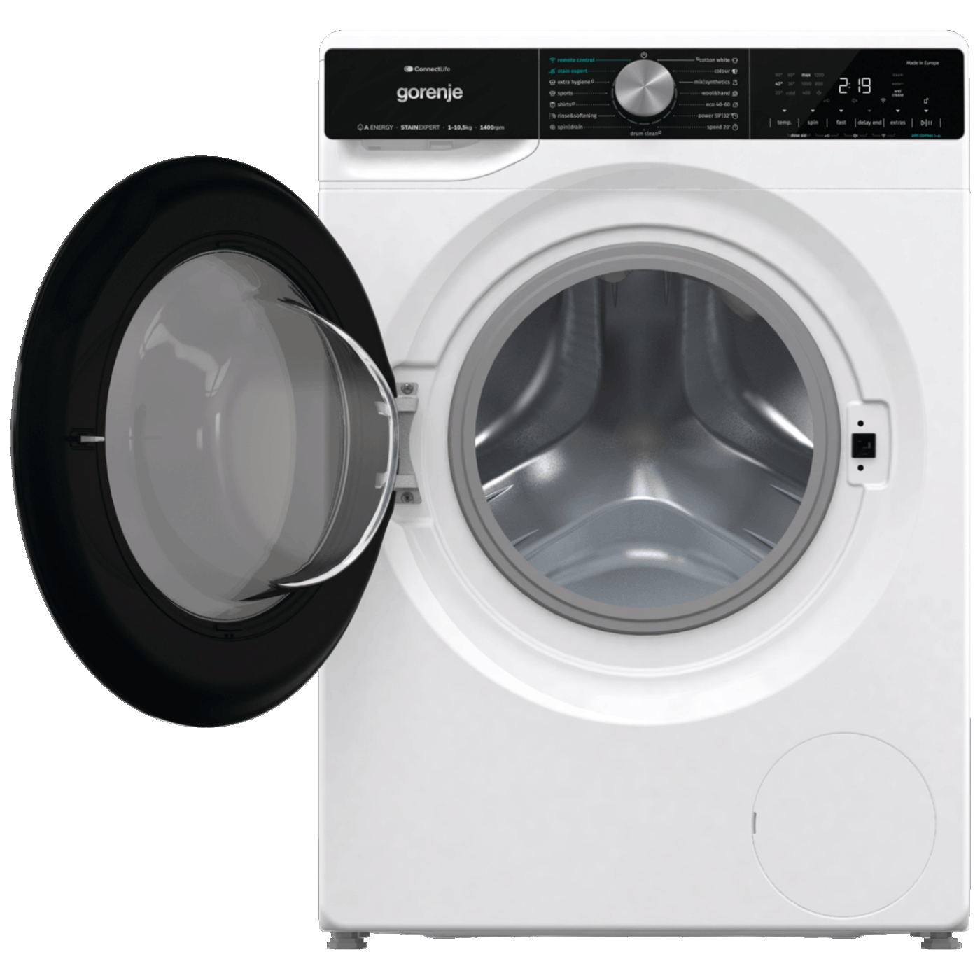 Gorenje Mašina za veš, 1400 obrtaja, 10.5 kg veša, WiFi, A - WNS1X4ARTWIFI